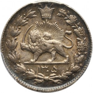 Iran, Nasir al-Din Shah, 2000 Dinars (2 Kran) AH1305 (1887)