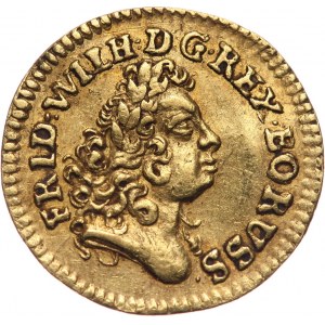 Germany, Brandenburg-Prussia, Friedrich Wilhelm I, 1/4 Ducat 1714 HFH, Magdeburg