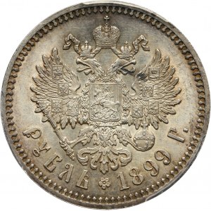 Russia, Nicholas II, Rouble 1899 (ФЗ), St. Petersburg