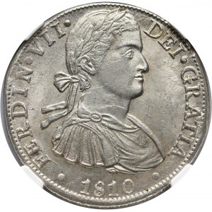 Meksyk, Ferdynand VII, 8 reali 1810 Mo-TH