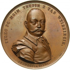 XIX wiek, medal z 1860 roku, Tadeusz Rejtan