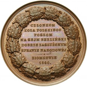XIX wiek, medal z 1860 roku, Tadeusz Rejtan