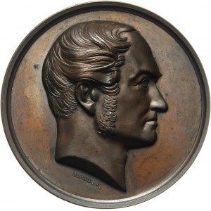XIX wiek, medal z 1854 roku, Józef de Köhler