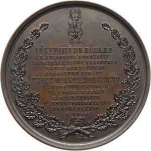 XIX wiek, medal z 1854 roku, Józef de Köhler