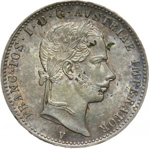 Austria, Franz Joseph I, 1/4 Florin 1861 V, Venice