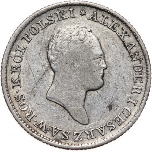 Królestwo Kongresowe, Aleksander I, 1 złoty 1824 IB, Warszawa