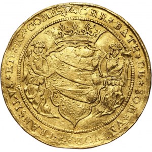 Hungary, Transylvania, Christoph Báthori, 10 Ducats 1577, Hermannstadt