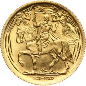 Czechosłowacja, dukat medalowy 1929/1973, Millenium