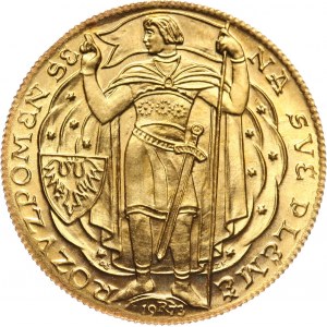 Czechosłowacja, dukat medalowy 1929/1973, Millenium