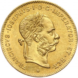 Austria, Franciszek Józef I, 4 floreny = 10 franków 1891, Wiedeń