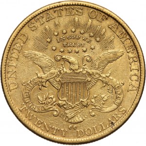 Stany Zjednoczone Ameryki, 20 dolarów 1890 CC, Carson City