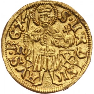 Hungary, Matthias Corvinus 1458-1490, Goldgulden, ND, Nagybanya