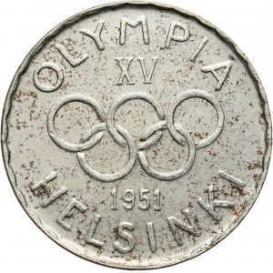 Finlandia, 500 marek 1951 H, Olimpiada w Helsinkach