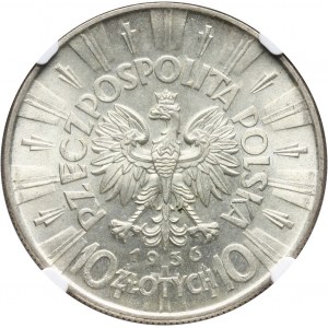 II RP, 10 złotych 1936, Warszawa, Józef Piłsudski