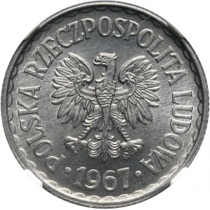 PRL, 1 złoty 1967