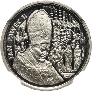 III RP, 50000 złotych 1991, Jan Paweł II, PRÓBA, nikiel