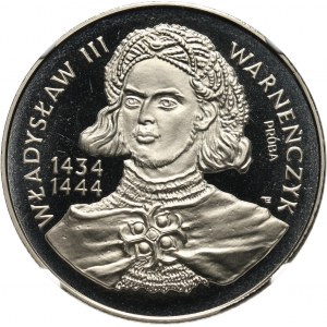 III RP, 200000 złotych 1992, Władysław III Warneńczyk, PRÓBA, nikiel