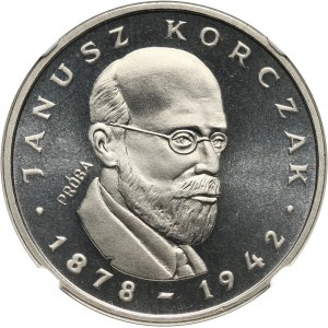 PRL, 100 złotych 1978, Janusz Korczak, PRÓBA, nikiel