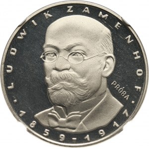 PRL, 100 złotych 1979, Ludwik Zamenhof, PRÓBA, nikiel