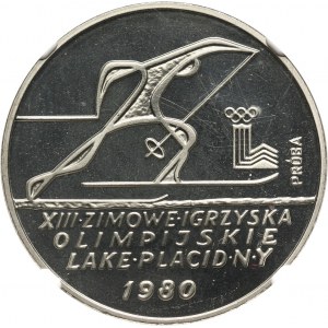 PRL, 200 złotych 1980, Olimpiada w Lake Placid, PRÓBA, nikiel