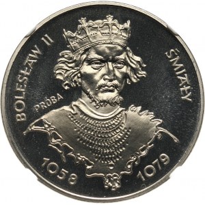 PRL, 200 złotych 1981, Bolesław II Śmiały, PRÓBA, nikiel