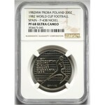 PRL, 200 złotych 1982, MŚ w Hiszpanii, PRÓBA, nikiel