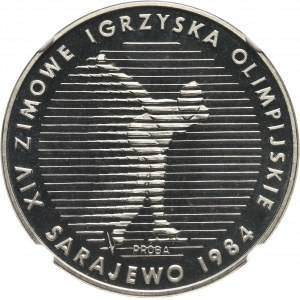PRL, 500 złotych 1983, Olimpiada w Sarajewie, PRÓBA, nikiel