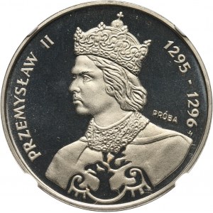 PRL, 500 złotych 1985, Przemysław II, PRÓBA, nikiel