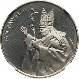 PRL, 5000 złotych 1987, Jan Paweł II, PRÓBA, nikiel