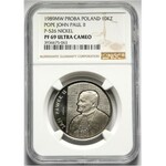 PRL, 10000 złotych 1989, Jan Paweł II, PRÓBA, nikiel