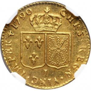 Francja, Ludwik XVI, louis d'or 1790 I, Limoges