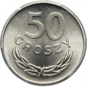 PRL, 50 groszy 1949, aluminium