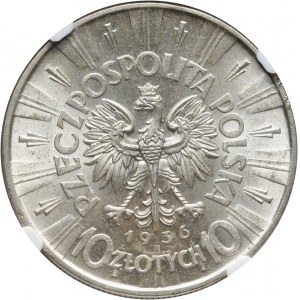 II RP, 10 złotych 1936, Warszawa, Józef Piłsudski