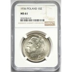 II RP, 10 złotych 1936, Warszawa, Józef Piłsudski