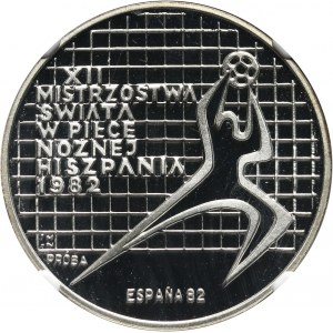 PRL, 200 złotych 1982, MŚ w Hiszpanii, PRÓBA