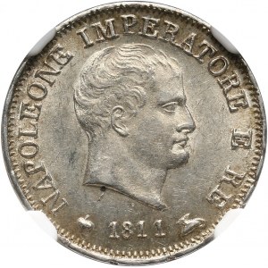 Italy, Kingdom of Napoleon I, 10 Soldi 1811 M, Milan