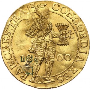Netherlands, Batavian Republic, 2 Ducats 1800, Utrecht