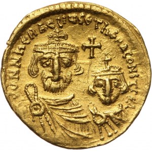 Byzantine Empire, Heraclius 610-641, solidus, Constantinople