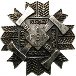Miniatura Odznaki pamiątkowej 1 Pułku Strzelców Podhalańskich