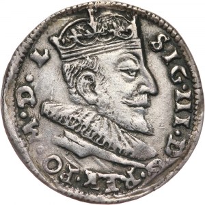 Zygmunt III Waza, trojak 1591, Wilno