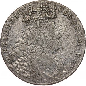 Germany, Brandenburg-Prussia, Friedrich II, 18 Kreuzer 1755 B, Breslau