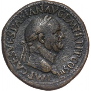 Roman Empire, Vespasian 69-79, Sestertius, Rome