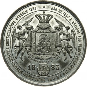 Galicja, medal z 1883 roku, 200-tna rocznica Odsieczy Wiedeńskiej