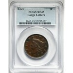 Stany Zjednoczone Ameryki, cent 1829, Filadelfia, Liberty Head, duże litery