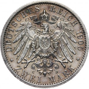 Niemcy, Mecklenburg, 2 marki 1905 A, Berlin