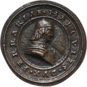 Italy, Ferrara, Ercole I d'Este (1471-1505), bronze medal