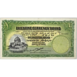 Palestine, British Administration, 1 Pound 20.04.1939, Series S