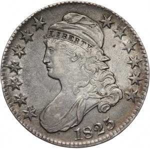 USA, 50 Cents 1825, Philadelphia, Capped Bust