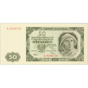 PRL, 50 złotych 1.07.1948, seria A