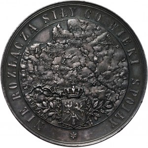XIX wiek, medal z 1886 roku, Rugi Pruskie